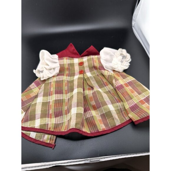 Vtg 1980s Doll Clothes TLC Overalls Dress Some Need Repair Unbranded 5 Pieces - Picture 7 of 16